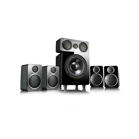 Wharfedale Hi-Fi DX-2 HCP BK 4x satellite, 1x center, 1x Sub, Class D, 150W